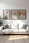 Wallity Huhu481S - Set de 3 pinturas decorativas en MDF de 35 x 50 cm